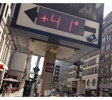 Calor passou de 40°C, bateu recordes na Alemanha e Dinamarca